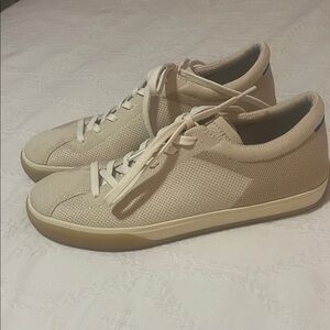 Rothy’s Tan and Cream Sneakers